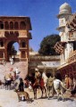 Departure For The Hunt Persian Egyptian Indian Edwin Lord Weeks